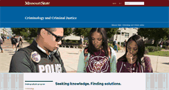 Desktop Screenshot of criminology.missouristate.edu