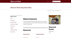 Desktop Screenshot of mmp.missouristate.edu