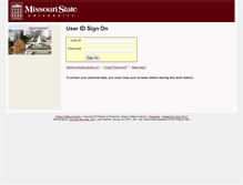 Tablet Screenshot of eportfolio.missouristate.edu