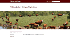 Desktop Screenshot of ag.missouristate.edu