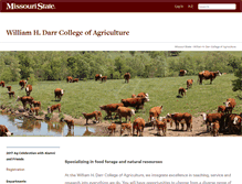 Tablet Screenshot of ag.missouristate.edu