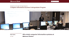 Desktop Screenshot of cis.missouristate.edu