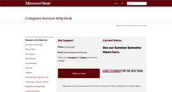 Desktop Screenshot of helpdesk.missouristate.edu