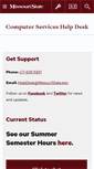 Mobile Screenshot of helpdesk.missouristate.edu