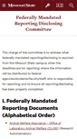 Mobile Screenshot of federallymandated.missouristate.edu
