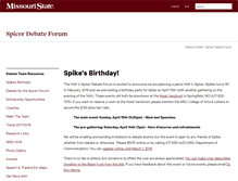 Tablet Screenshot of debate.missouristate.edu