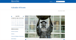 Desktop Screenshot of calendar.wp.missouristate.edu