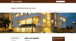 Desktop Screenshot of health.missouristate.edu