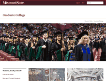 Tablet Screenshot of graduate.missouristate.edu