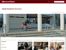 Tablet Screenshot of adultstudents.missouristate.edu