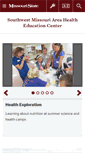Mobile Screenshot of ahec.missouristate.edu