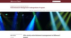 Desktop Screenshot of em.missouristate.edu