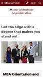 Mobile Screenshot of mba.missouristate.edu