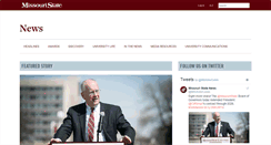 Desktop Screenshot of news.missouristate.edu