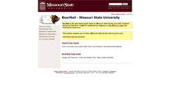 Desktop Screenshot of bearmail.missouristate.edu