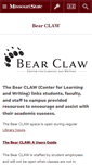 Mobile Screenshot of bearclaw.missouristate.edu