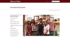 Desktop Screenshot of international.missouristate.edu