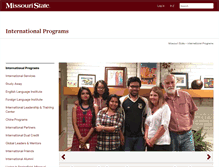 Tablet Screenshot of international.missouristate.edu