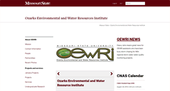 Desktop Screenshot of oewri.missouristate.edu