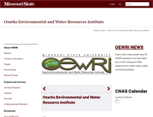 Tablet Screenshot of oewri.missouristate.edu