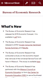 Mobile Screenshot of economicresearch.missouristate.edu