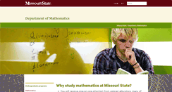 Desktop Screenshot of math.missouristate.edu