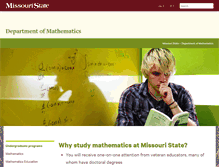 Tablet Screenshot of math.missouristate.edu