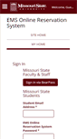 Mobile Screenshot of events.missouristate.edu