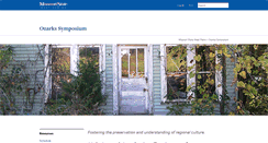 Desktop Screenshot of ozarksymposium.wp.missouristate.edu