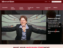 Tablet Screenshot of missouristate.edu